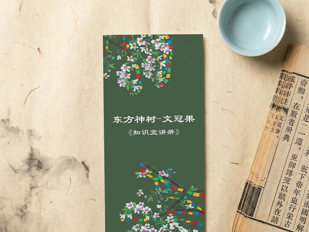 《东方神树—文冠果》知识宣讲册正面